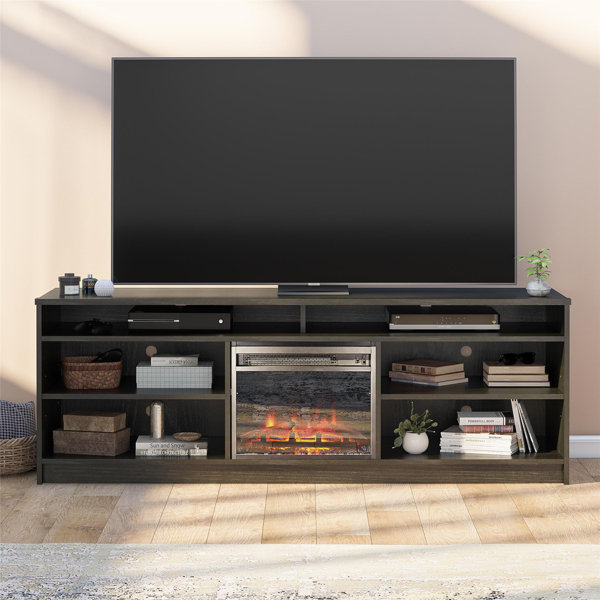 Brayden Studio® Bartosh TV Stand for TVs up to 75" with Fireplace